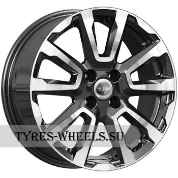 Диски КиК КС1026 Vesta Cross алмаз чёрный