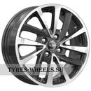 Диски КиК КС899 Granta FL алмаз чёрный