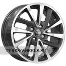 Диски КиК КС899 Logan алмаз чёрный